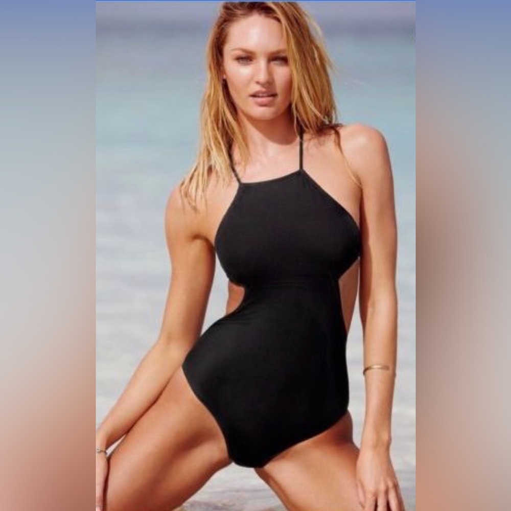 NWT Victorias Secret Monokini Boho Crochet-Back Racerback One Piece Swimsuit